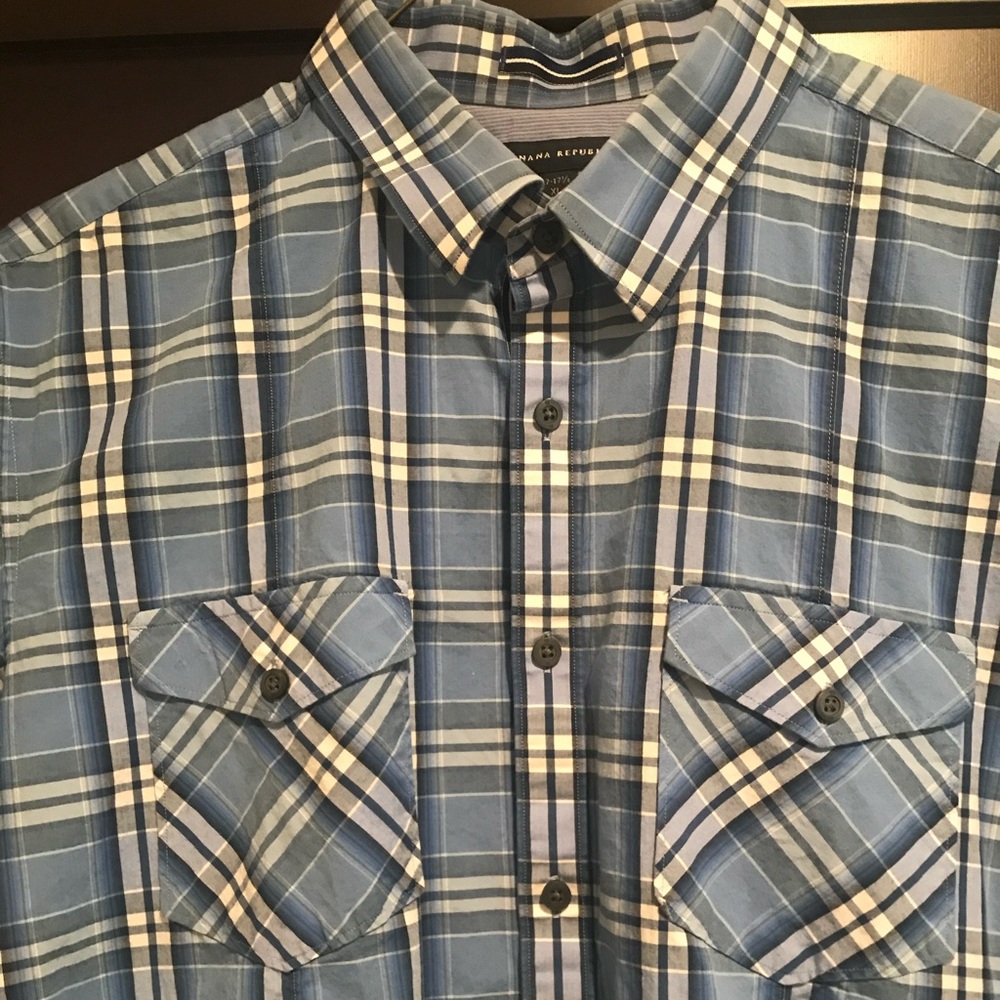 Banana Republic short sleeve button down